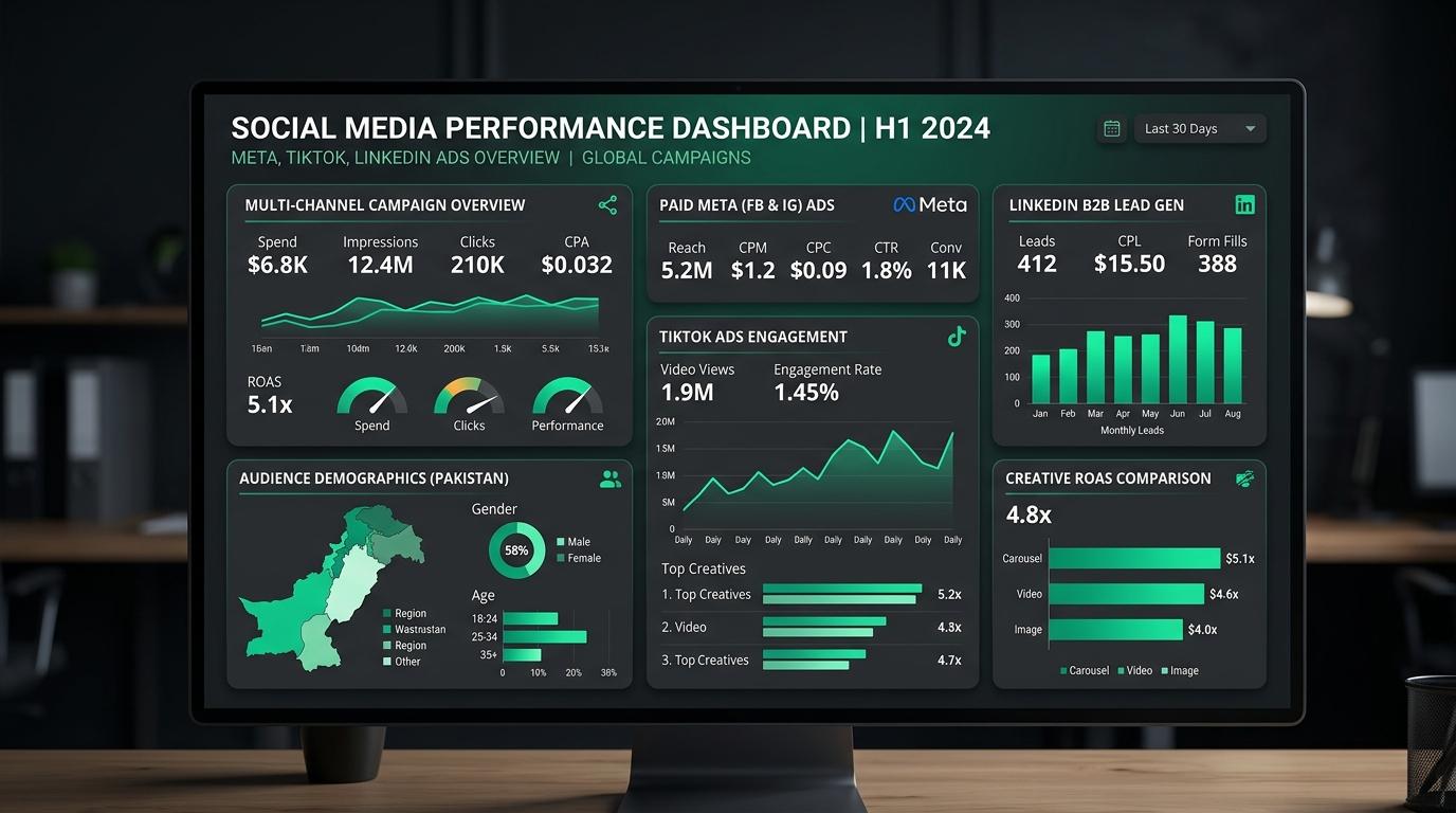 Social Media Performance Analytics and Meta Ads Reporting in Pakistan