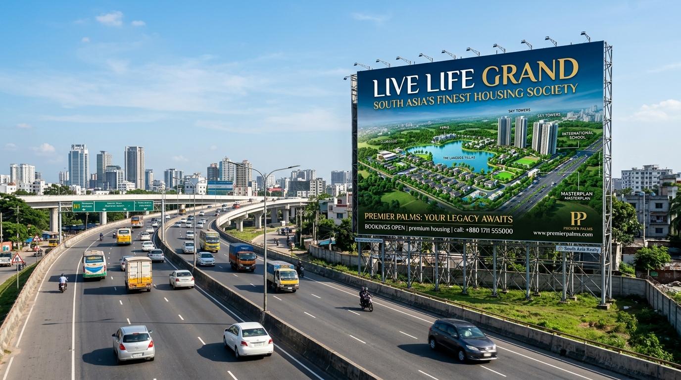 Real Estate & Housing Projects Highway Billboard Advertising