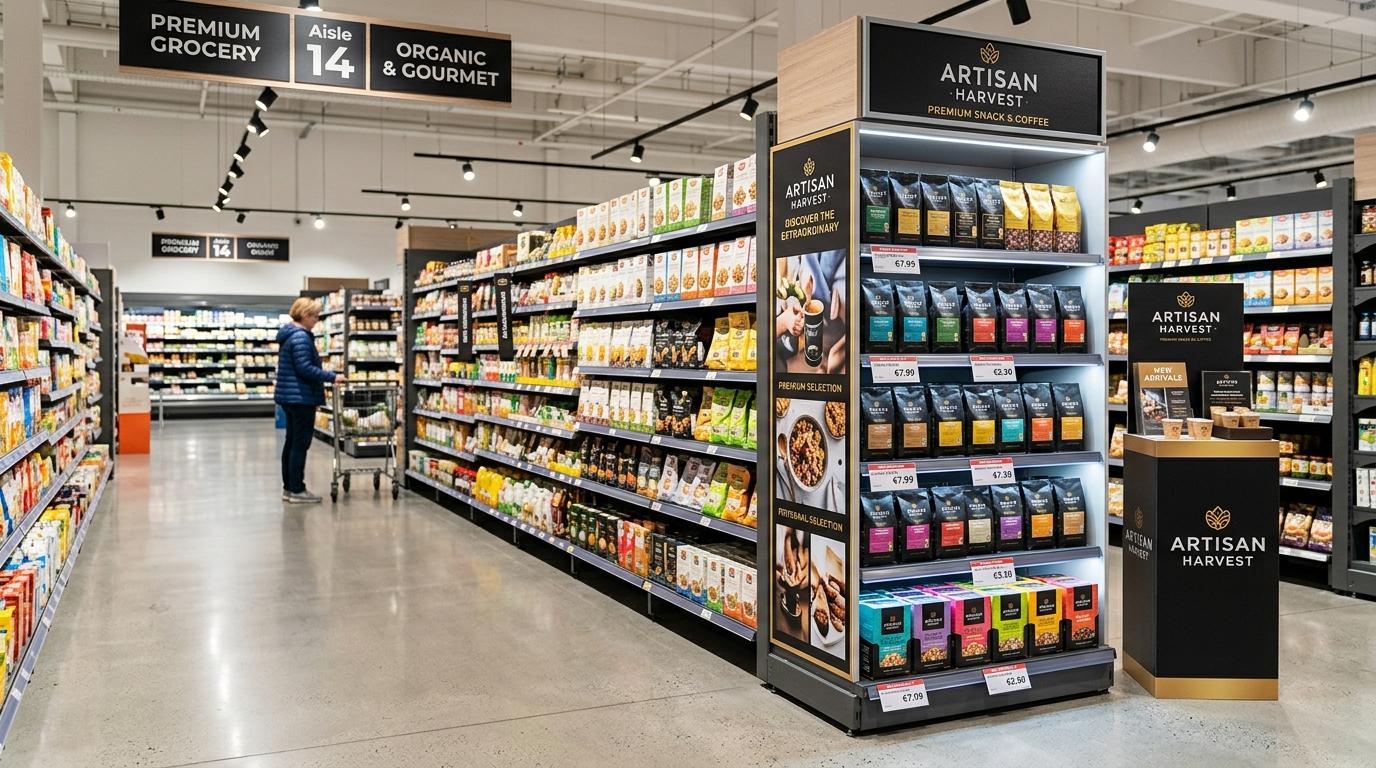 Modern Trade Retail Merchandising and POSM Gondola Display Execution